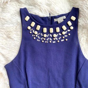 Blue Dress with Stones | H&M